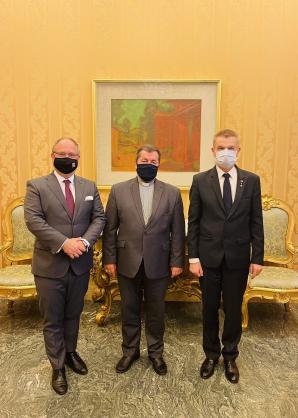 Szef Służby Zagranicznej Arkady Rzegocki z wizytą w Rzymie