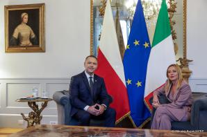 Prezydent Karol Nawrocki spotkał się z Giorgią Meloni w Rzymie. Rozmowy o bezpieczeństwie i UE–Mercosur