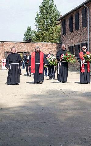 Premier Beata Szydło na obchodach 75. rocznicy męczeńskiej śmierci św. Maksymiliana Kolbego