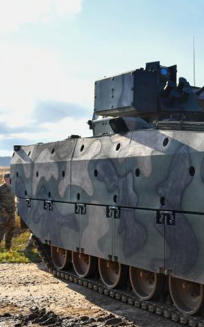 Borsuk na testach poligonowych