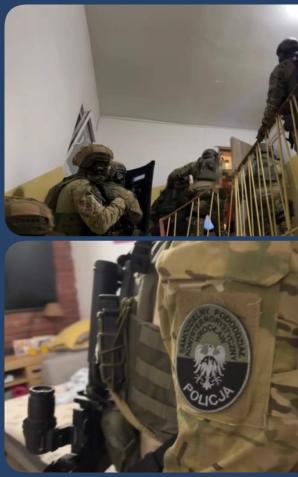 [VIDEO] Policjanci z Lubina przy współpracy z kontrterrorystami z Wrocławia i Opola zatrzymali dwóch mężczyzn ze zorganizowanej grupy przestępczej o charakterze zbrojnym