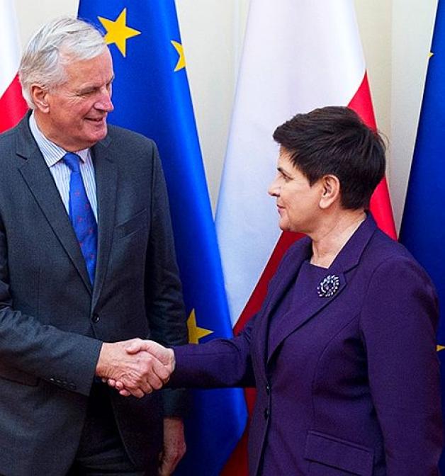 Spotkanie premier Beaty Szydło z Michelem Barnierem