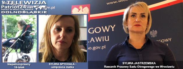 [VIDEO] Czy wrocławski sąd powstrzyma nienawiść byłego męża wobec matki niepełnosprawnego? Ile lat jeszcze będzie się toczyć proces-udręka dla Sylwii Spychała?